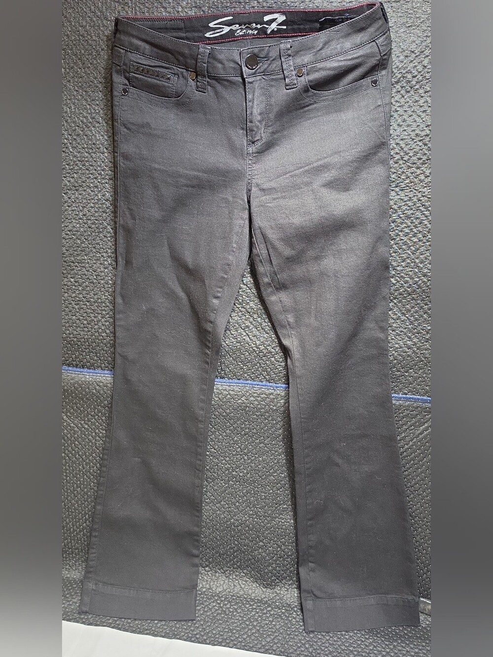 Seven7 Women's Black Bootcut Jeans